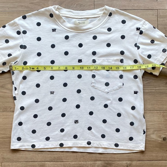 Madewell Easy Crop Pocket Tee in Cat Person - Picture 4 of 8